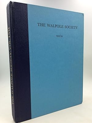 Imagen del vendedor de THE WALPOLE SOCIETY Vol. 57, 1993/1994 a la venta por Kubik Fine Books Ltd., ABAA
