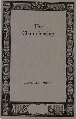 Seller image for The Championship for sale by Newbury Books