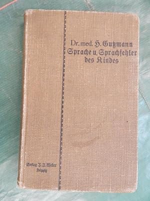 Seller image for Des Kindes Sprache und Sprachfehler for sale by Buchantiquariat Uwe Sticht, Einzelunter.