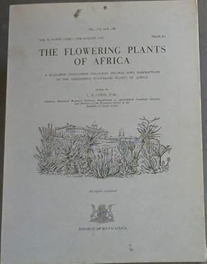 Image du vendeur pour The Flowering Plants of Africa (Number 165 and 166) - (Volume 42 Parts 1 and 2, August 1972) A magazine containing coloured figures with descriptions of the indigenous flowering plants of Africa mis en vente par Chapter 1