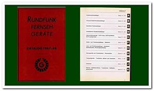 Katalog Rundfunk-Fernseh-Geräte 1967-68