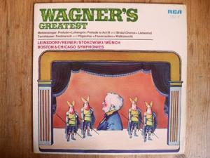 Wagners Greatest. SCHALLPLATTE VINYL LP 33. Meistersinger: Prelude / Lohengrin: Prelude to Act II...