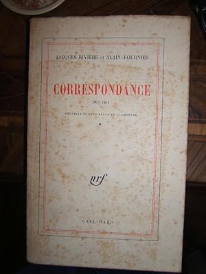 CORRESPONDANCE 1905-1914.NOUVELLE EDITION REVUE ET AUGMENTEE.,