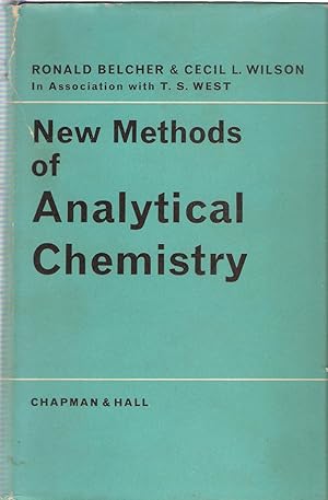 Image du vendeur pour New Methods of Analytical Chemistry mis en vente par Michael Moons Bookshop, PBFA
