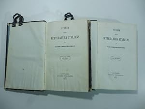 Storia della letteratura italiana di Paolo Emiliani - Giudici. Volume primo ( - secondo)