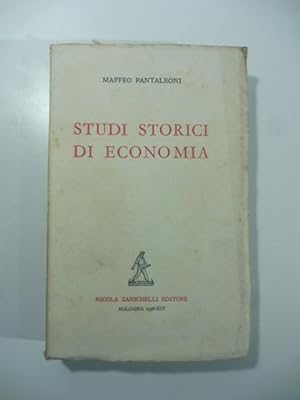 Bild des Verkufers fr Studi storici di economia zum Verkauf von Coenobium Libreria antiquaria