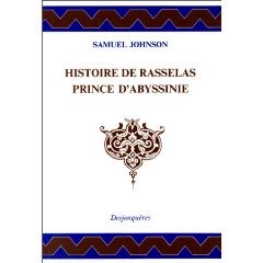 Image du vendeur pour Histoire de Rasselas Prince d Abyssinie mis en vente par Librairie de l'Avenue - Henri  Veyrier