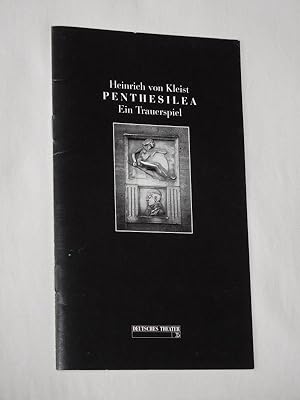 Bild des Verkufers fr Programmheft Deutsches Theater Berlin 1998/99. PENTHESILEA von Kleist. Insz.: Gerardjan Rijnders, Bhnenbild: Paul Gallis, Kostme: Rien Bekkers. Mit Petra Hartung (Penthesilea), Katrin Klein, Margit Bendokat, Daniel Morgenroth, Thomas Neumann, Franziska Hayner, Claudia Hbbecker, Bettina Kurth, Katharina Linder, Lars Eidinger, Jrgen Huth zum Verkauf von Fast alles Theater! Antiquariat fr die darstellenden Knste