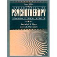 Imagen del vendedor de Introduction to Psychotherapy Common Clinical Wisdom a la venta por eCampus