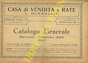 Casa di vendite a rate. Catalogo generale. Gennaio - Febbraio 1929.
