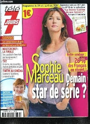 Bild des Verkufers fr Tl 7 jours n 2683 - Sophie Marceau, star de srie ?, Kelly Slater, champion le plus titr ?, Jacques Chancel juge les stars d't, Tintin vu par Spielberg, Herg aurait ador, TNT en 2012, 6 nouvelles chaines gratuites, Effets spciaux zum Verkauf von Le-Livre