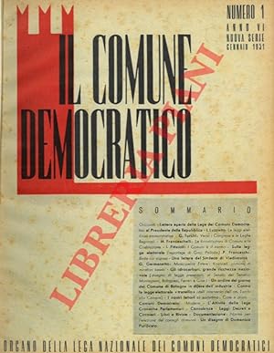 Il Comune Democratico. Organo della Lega dei Comuni Democratici.