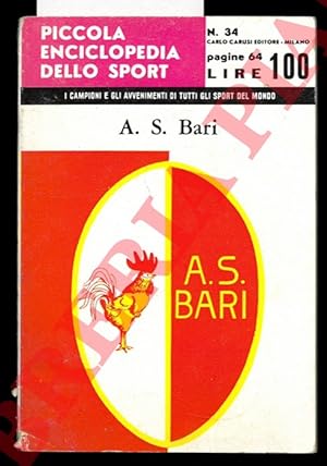 Imagen del vendedor de A.S. Bari. a la venta por Libreria Piani