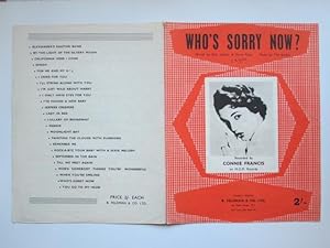 Imagen del vendedor de Who's sorry now?: recorded by Connnie Francis a la venta por Aucott & Thomas