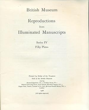 Reproductions from Illustrated Manuscripts : Series IV