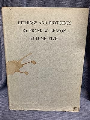 Immagine del venditore per Etchings and Drypoints By Frank W. Benson. Volume Five venduto da Bryn Mawr Bookstore