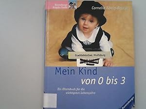 Image du vendeur pour Mein Kind von 0 bis 3. Ein Elternbuch fr die wichtigsten Lebensjahre. mis en vente par Antiquariat Bookfarm