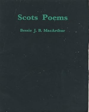 Image du vendeur pour Scots Poems. Signed copy mis en vente par Barter Books Ltd