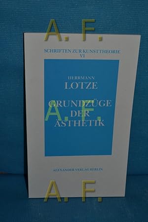 Immagine del venditore per Grundzge der sthetik : Diktate aus den Vorlesungen (Schriften zur Kunsttheorie 6) venduto da Antiquarische Fundgrube e.U.