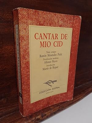 Imagen del vendedor de Cantar de Mio Cid a la venta por Libros Antuñano