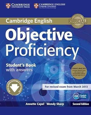 Seller image for Objective Proficiency Student's Book Pack (student's Book With Answers With Downloadable Software and Class Audio Cds (2)) (Book & Merchandise) for sale by Grand Eagle Retail