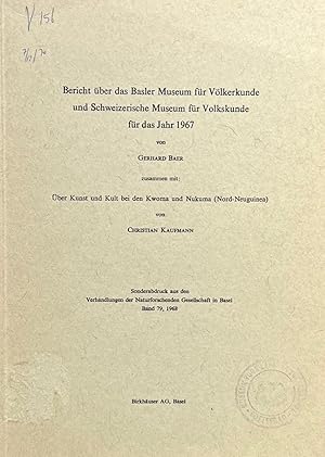 Uber Kunst und Kult bei den Kwoma und Nukuma Nord Neuguinea