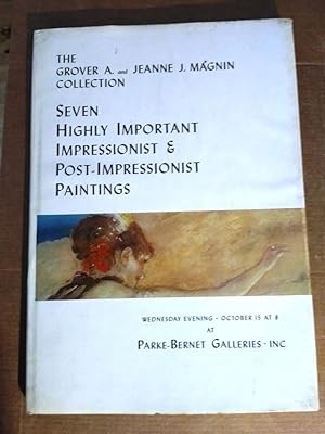 Seven Highly Important Impressionist & Post-Impressionist Paintings - the Grover A. and Jeanne J....