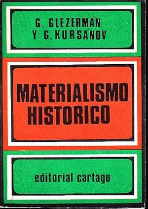 Immagine del venditore per MATERIALISMO HISTORICO. venduto da Gulliver's Books Never Die