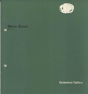 Image du vendeur pour Mario Sironi, 1885-1961: A Retrospective Exhibition, Paintings, Watercolours, Drawings, 30 January to 29 February 1964 mis en vente par Masalai Press