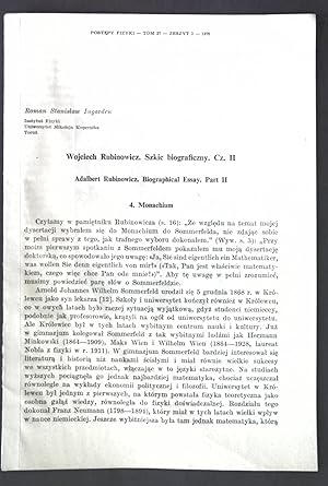 Imagen del vendedor de Wojciech Rubinowicz: Szkic biogrqaficzny Cz. II / Adalbert Rubinowicz: Biographical Essay, Part II; a la venta por books4less (Versandantiquariat Petra Gros GmbH & Co. KG)