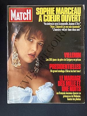 PARIS MATCH-N°1924-11 AVRIL 1986-SOPHIE MARCEAU