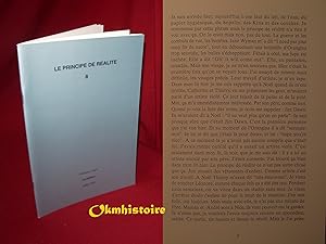 Le principe de réalité. ------- N°8, LES ARTISTES