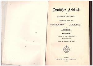 Imagen del vendedor de Deutsches Lesebuch fr gegleiderte Volksschulen. 3. Teil: 5. und 6. Schuljahr a la venta por Bcherpanorama Zwickau- Planitz