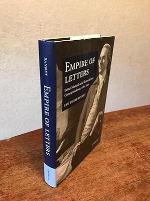 Imagen del vendedor de Empire of Letters: Letter Manuals and Transatlantic Correspondence, 1680-1820. a la venta por Chris Duggan, Bookseller