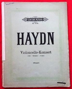 Konzert für Violoncell mit Begleitung des Pianoforte D dur / Re majeur / D major (hg. Julius Klen...