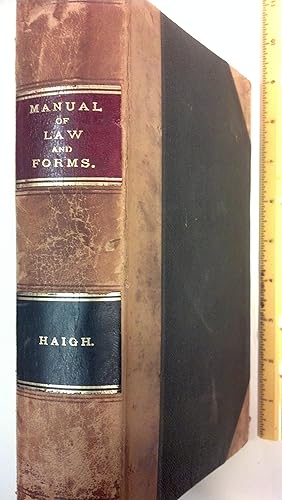 Seller image for Manual of Law and Business Forms; Manual of Farm Law for sale by Early Republic Books