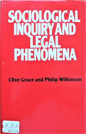 Immagine del venditore per Sociological Inquiry and Legal Phenomena venduto da Ken Jackson