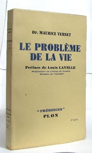 Seller image for Le problme de la vie for sale by crealivres