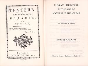 Bild des Verkufers fr Russian literature in the age of Catherine the Great. A collection of essays. zum Verkauf von Antiquariat Reinhold Pabel