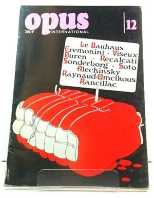 Immagine del venditore per Opus International No 12, Juin 1969 venduto da PsychoBabel & Skoob Books