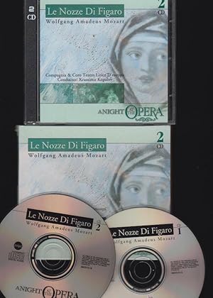 MOZART, LE NOZZE DI FAGARO ANIGHT OPERA / ESTUCHE CON 2 CD