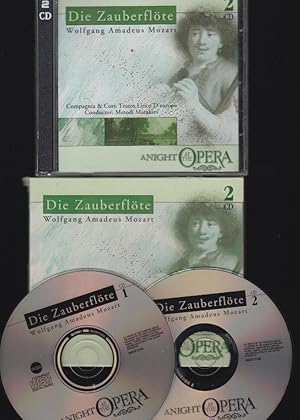 MOZART, DIE ZAUBERFLÖTE, ANIGHT OPERA / ESTUCHE CON 2 CD