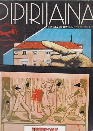 PIPIRIJAINA REVISTA DE TEATRO TEXTOS Nº 8-9 LA FORMA DE ELS JOGLARS , AÑO 1978