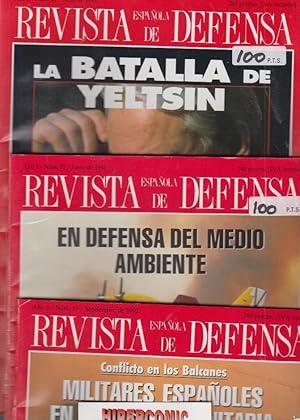 REVISTA ESPAÑOLA DE DEFENSA, LOTE 3 EJEMPLARES Nº 52.55.62