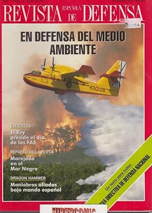 REVISTA ESPAÑOLA DE DEFENSA Nº 52 JUNIO 1992, EN DEFENSA DEL MEDIO AMBIENTE