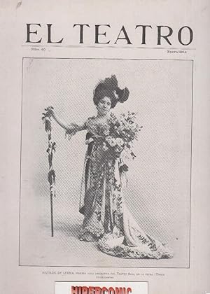 REVISTA EL TEATRO Nº 40 ENERO 1904,