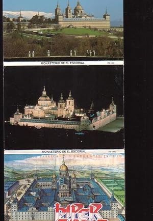 MONASTERIO DEL ESCORIAL - FOLLETO CON 8 POSTALES 1995