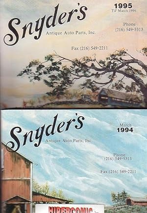 SNYDER S ANTIQUE AUTO PARTS, IN - MARCH 1994 - 1996 ( COCHE CLASICO, EDICION EN INGLES )