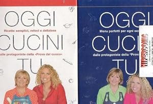 OGGI NENU PERFETTI PER ORGI OCCASIONE, TOMOS 1 Y 2, ANTONELLA CLERICI, ANNA MORONI COCINA EN ITALIAN