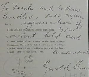 Bild des Verkufers fr South African telegraph versus Cape times: An examination of the attempt by the South African telegraph, financed by J.B. Robinson, to challenge the dominance of the pro-Rhodes press at the Cape, August, 1895 to September 1896 zum Verkauf von Chapter 1